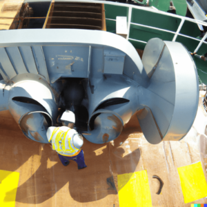 DALL·E 2023-02-22 13.14.46 - a propulsion inspection in marine vessel