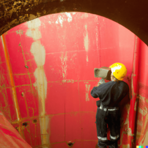 Inspección de casco de buque
